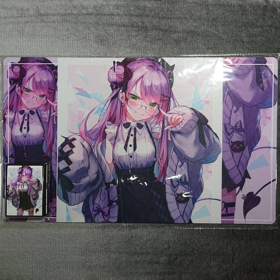 ホロライブ 常闇トワ スリーブ プレイマット セット hololive b_p Amazon | ホロライブ 常闇トワ スリーブ プレイマット セット (4